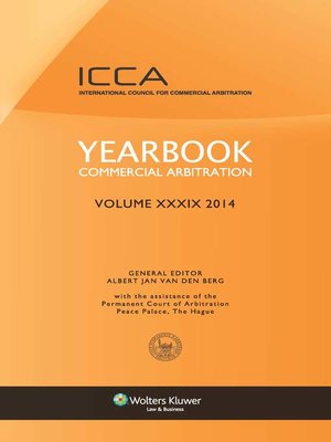 cover image of Yearbook Commercial Arbitration Volume XXXIX--2014